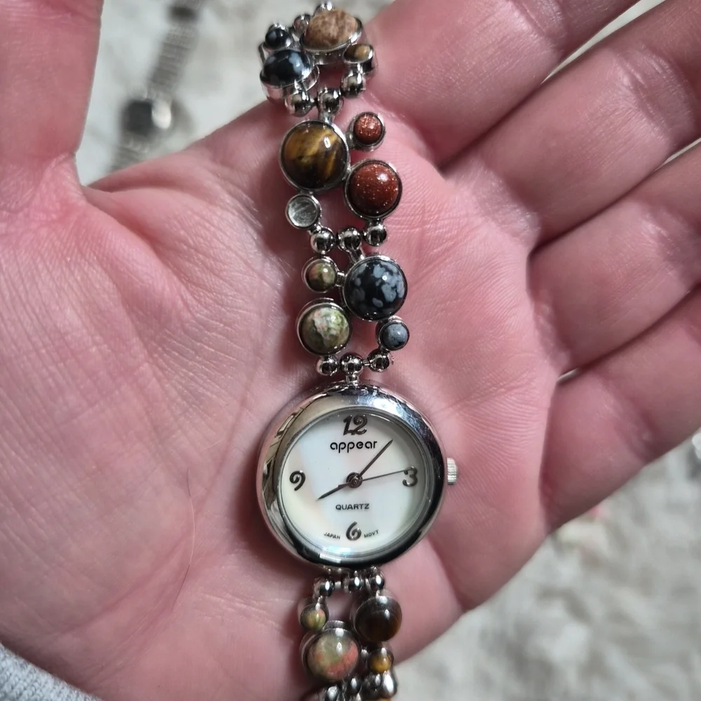 Watch Bundle Lot Vintage Modern Silver Tone Floral Silicone Band Large Mixed Lot
